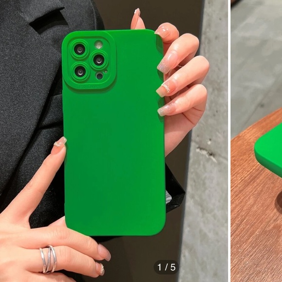 Green plain phone case  IPhone 11 pro max - Picture 3 of 3